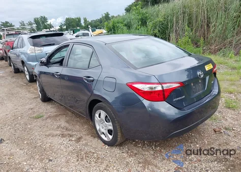 2016 Toyota Corolla Le z USA, uszkodzony, nr VIN 2T1BURHE4GC671124